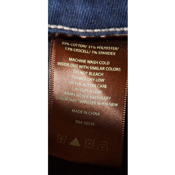 KUT from the Kloth MIA Toothpick Skinny Blue Jeans Cotton Lyocel Poly Spandex 10 - Picture 8 of 10